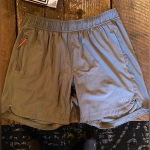 Gray Saxx Gainmaker 2N1 Training Shorts Size Large